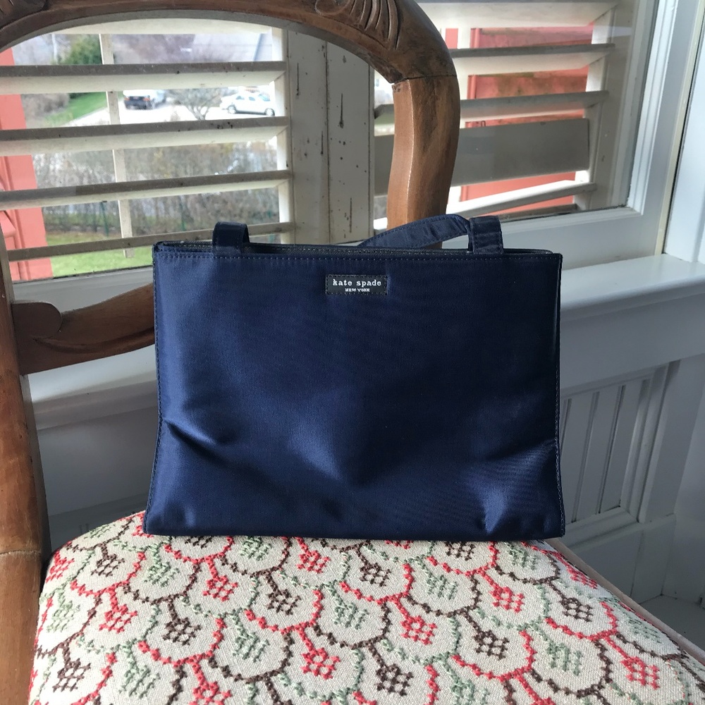 Vintage navy satin 90s Kate spade Shoulder Bag